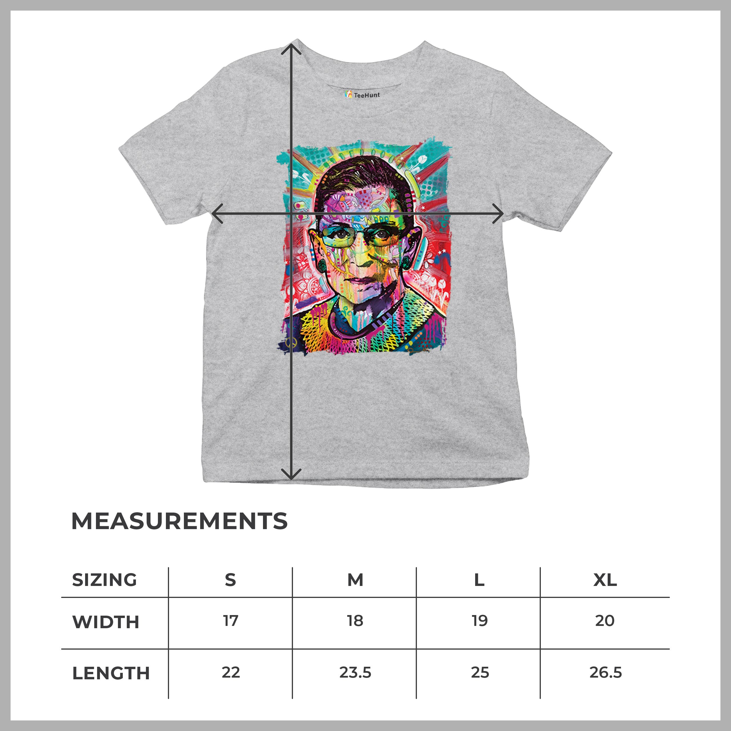 Dean Russo Ruth Bader Ginsburg Youth T-shirt Pop Culture Icon RBG Kids - Picture 15 of 50