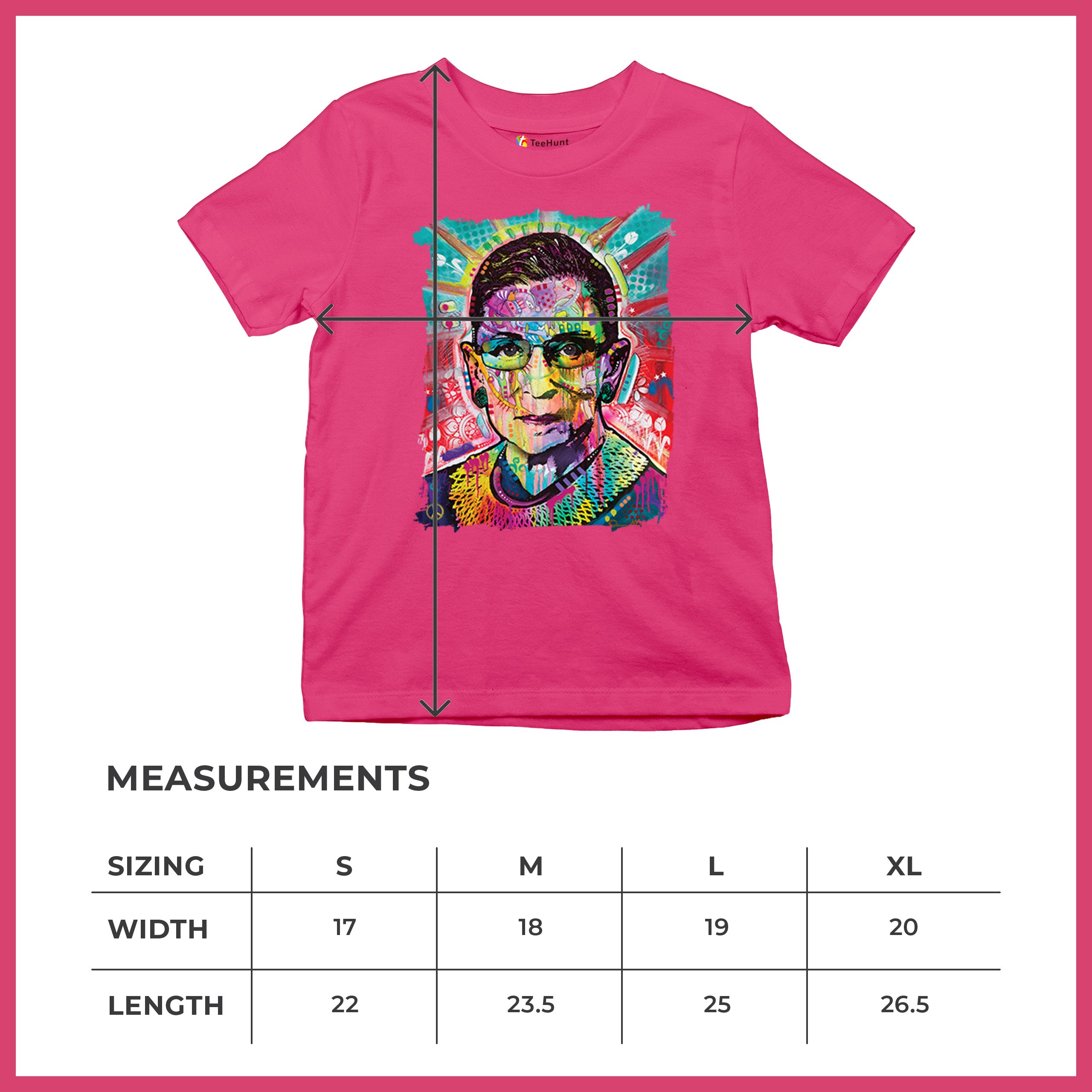 Dean Russo Ruth Bader Ginsburg Youth T-shirt Pop Culture Icon RBG Kids - Picture 50 of 50
