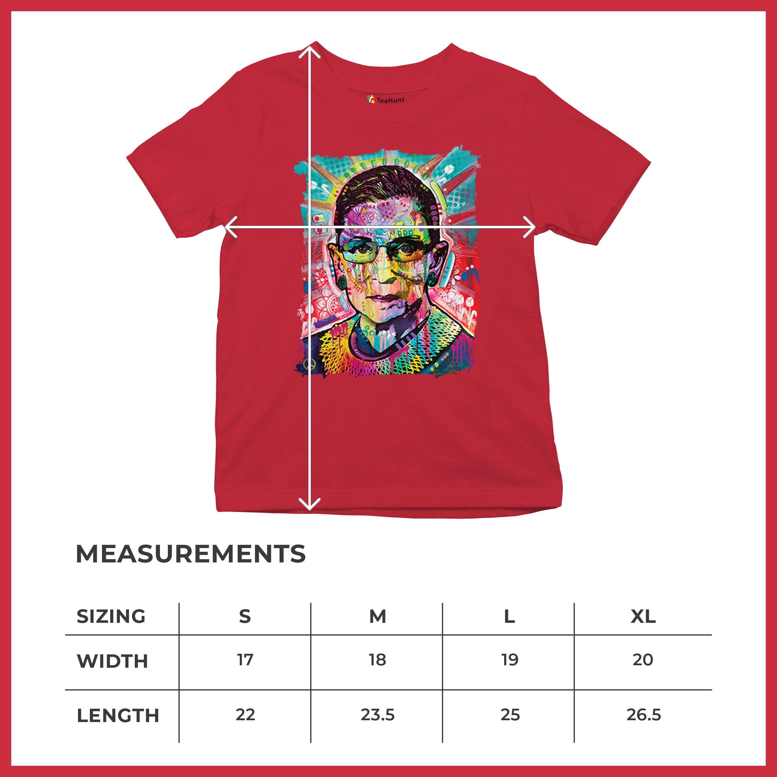 Dean Russo Ruth Bader Ginsburg Youth T-shirt Pop Culture Icon RBG Kids - Picture 22 of 50