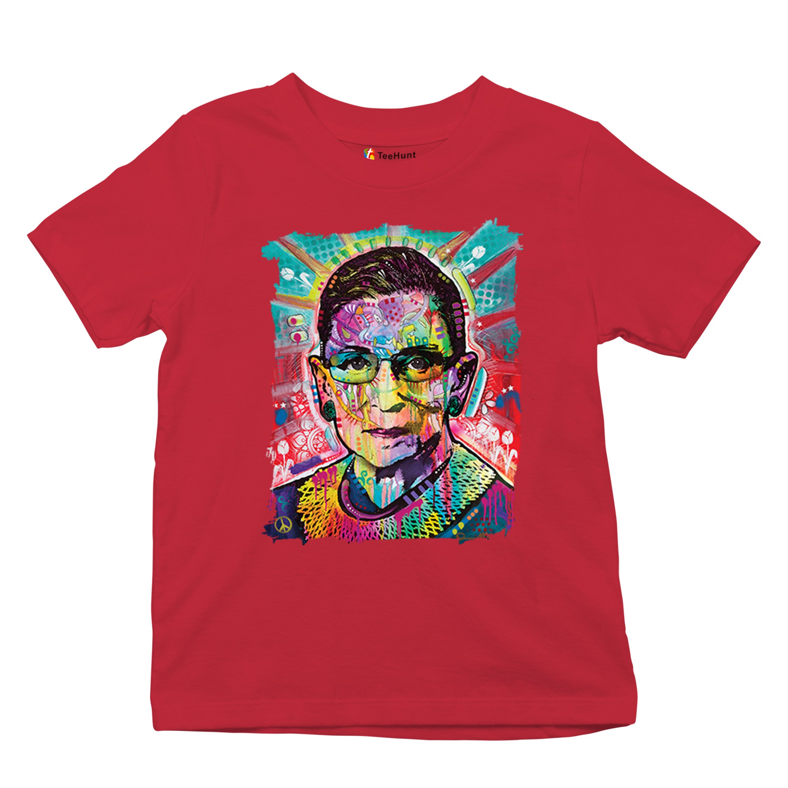 Dean Russo Ruth Bader Ginsburg Youth T-shirt Pop Culture Icon RBG Kids - Picture 20 of 50