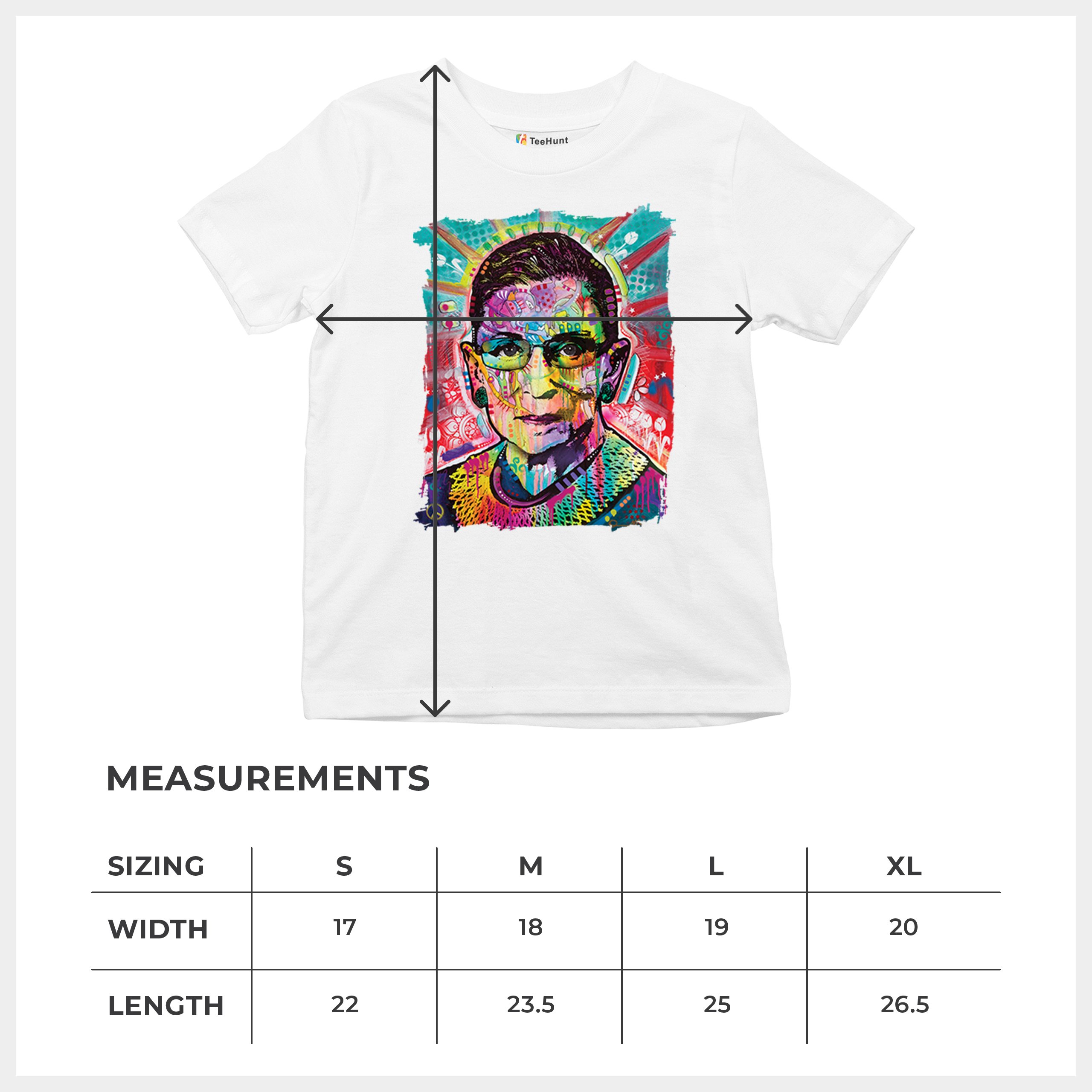 Dean Russo Ruth Bader Ginsburg Youth T-shirt Pop Culture Icon RBG Kids - Picture 29 of 50