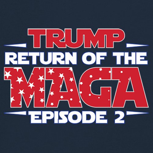 Trump Return of the MAGA Episode 2 Women's V-Neck T-shirt 47th President Tee - Picture 46 of 71