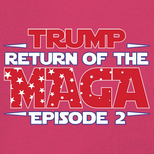 Trump Return of the MAGA Episode 2 Women's V-Neck T-shirt 47th President Tee - Picture 60 of 71