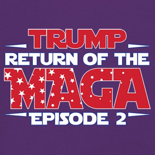 Trump Return of the MAGA Episode 2 Women's V-Neck T-shirt 47th President Tee - Picture 25 of 71