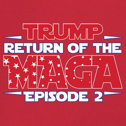 Trump Return of the MAGA Episode 2 Women's V-Neck T-shirt 47th President Tee - Picture 32 of 71
