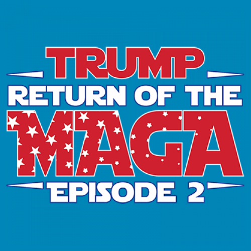 Trump Return of the MAGA Episode 2 Women's V-Neck T-shirt 47th President Tee - Picture 67 of 71