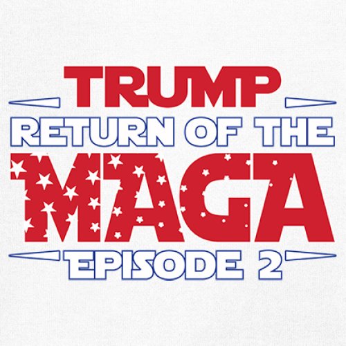 Trump Return of the MAGA Episode 2 Women's V-Neck T-shirt 47th President Tee - Picture 39 of 71