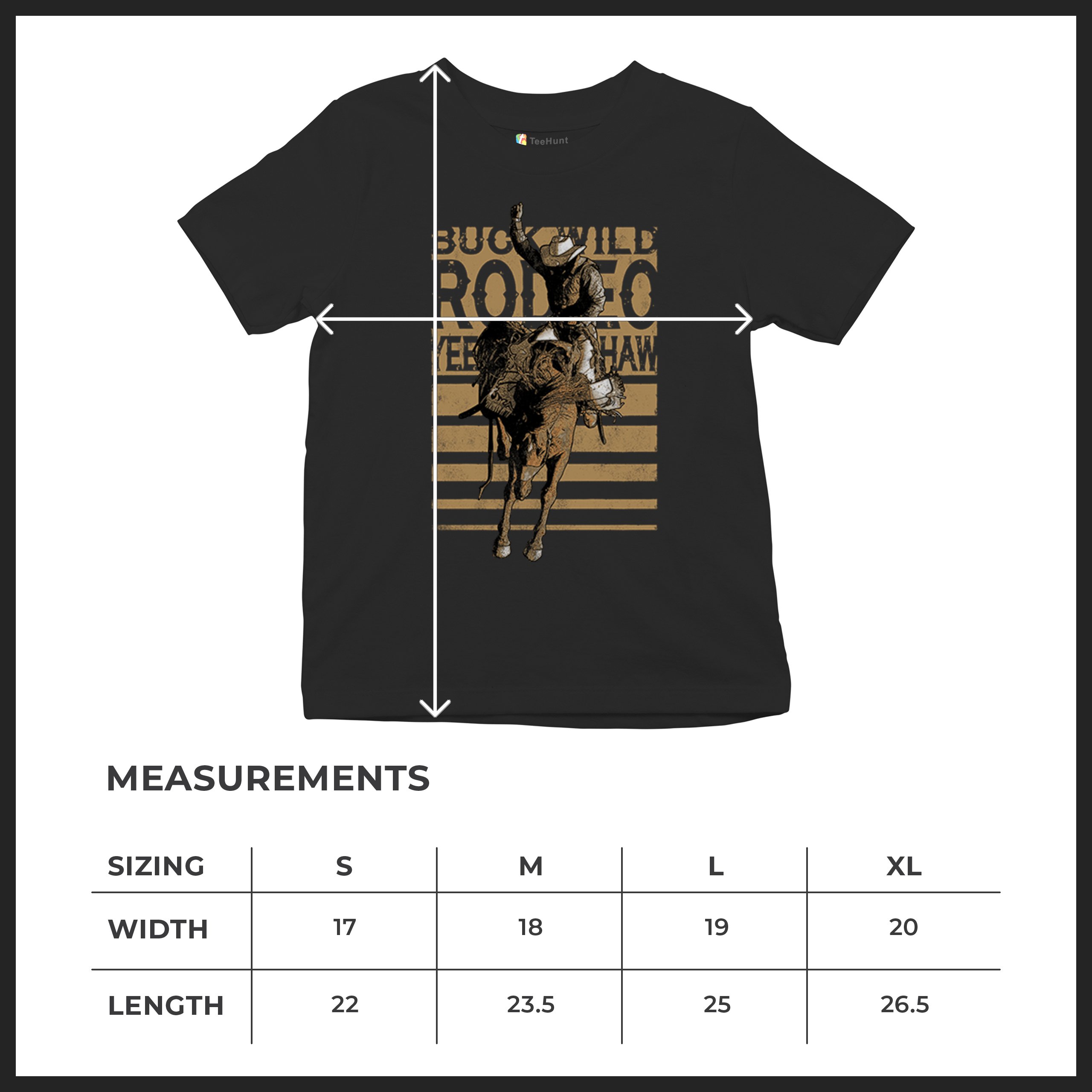 Bronc Riding Cowboy Rodeo Youth T-shirt Western Horseback Rider Kids - Picture 8 of 50