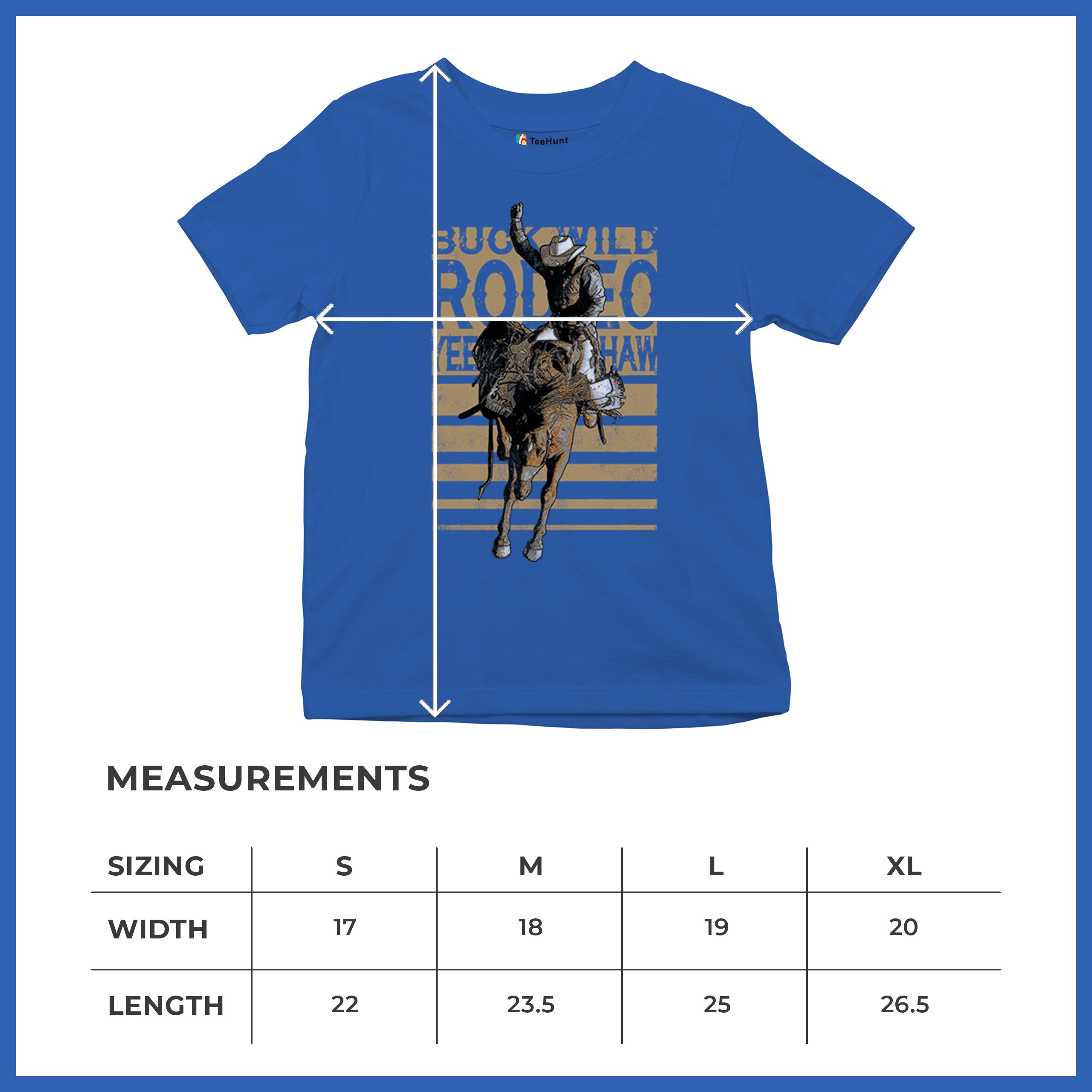 Bronc Riding Cowboy Rodeo Youth T-shirt Western Horseback Rider Kids - Picture 43 of 50
