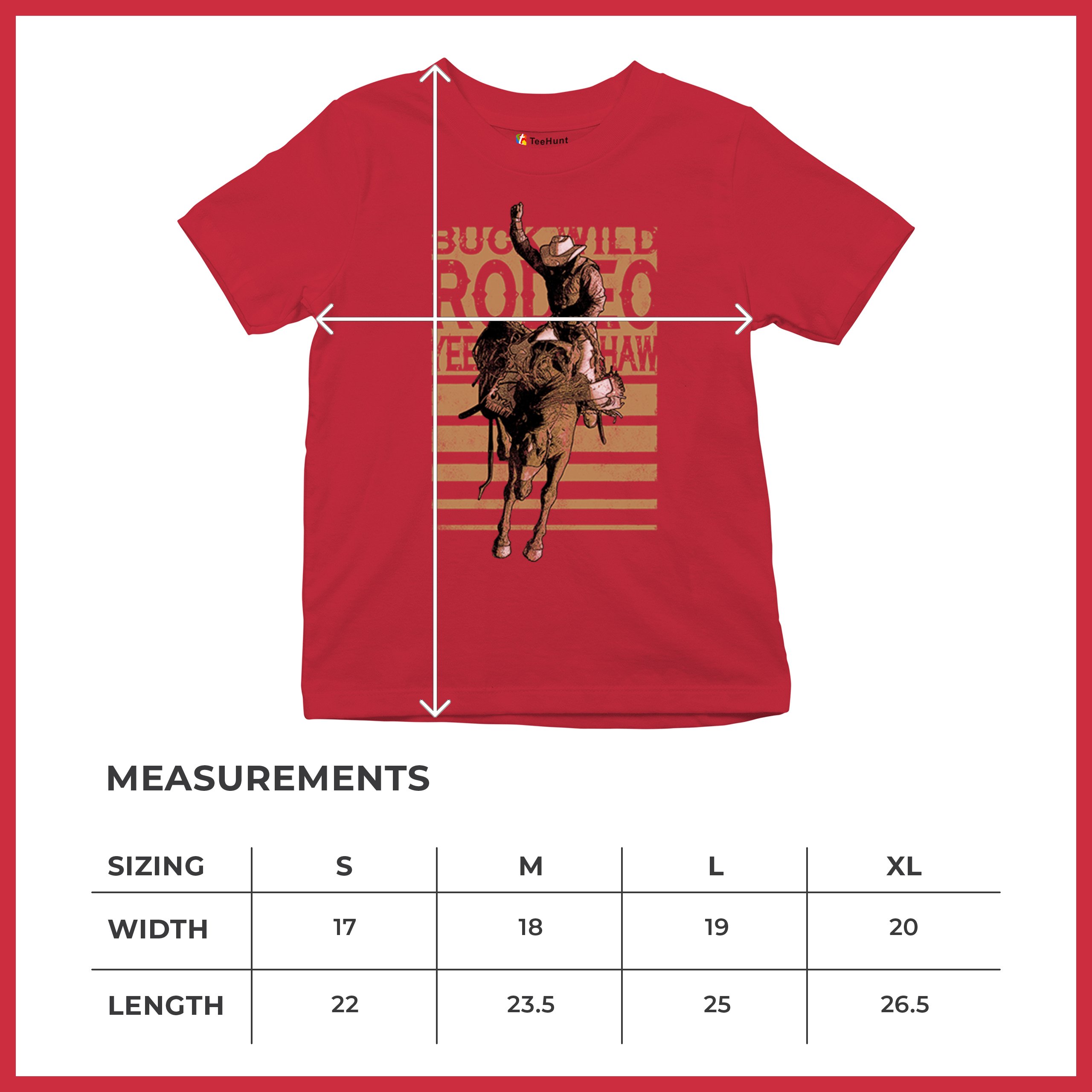 Bronc Riding Cowboy Rodeo Youth T-shirt Western Horseback Rider Kids - Picture 22 of 50