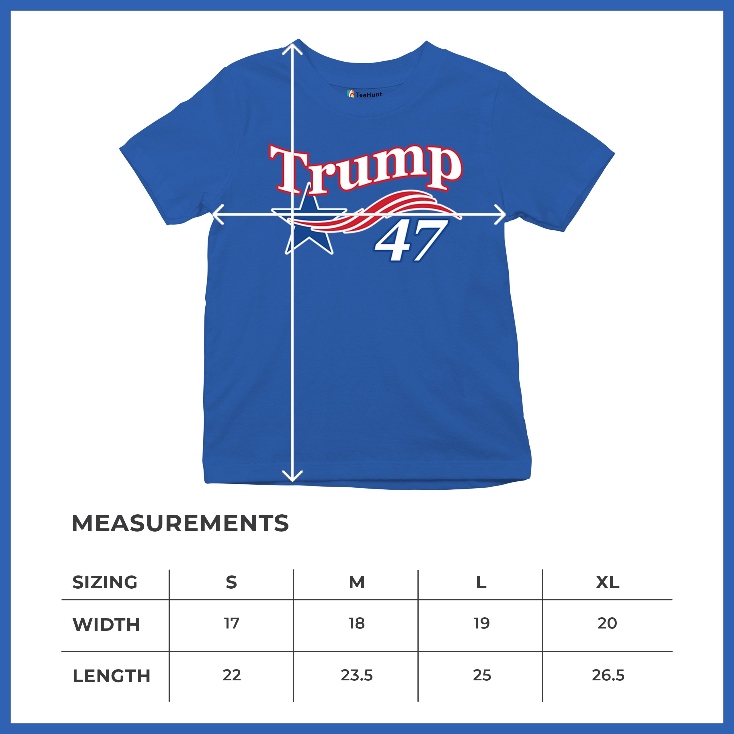 Trump 47 Star Youth T-shirt 47th President Elect JD Vance MAGA 2024 Fight Kids - Picture 43 of 50