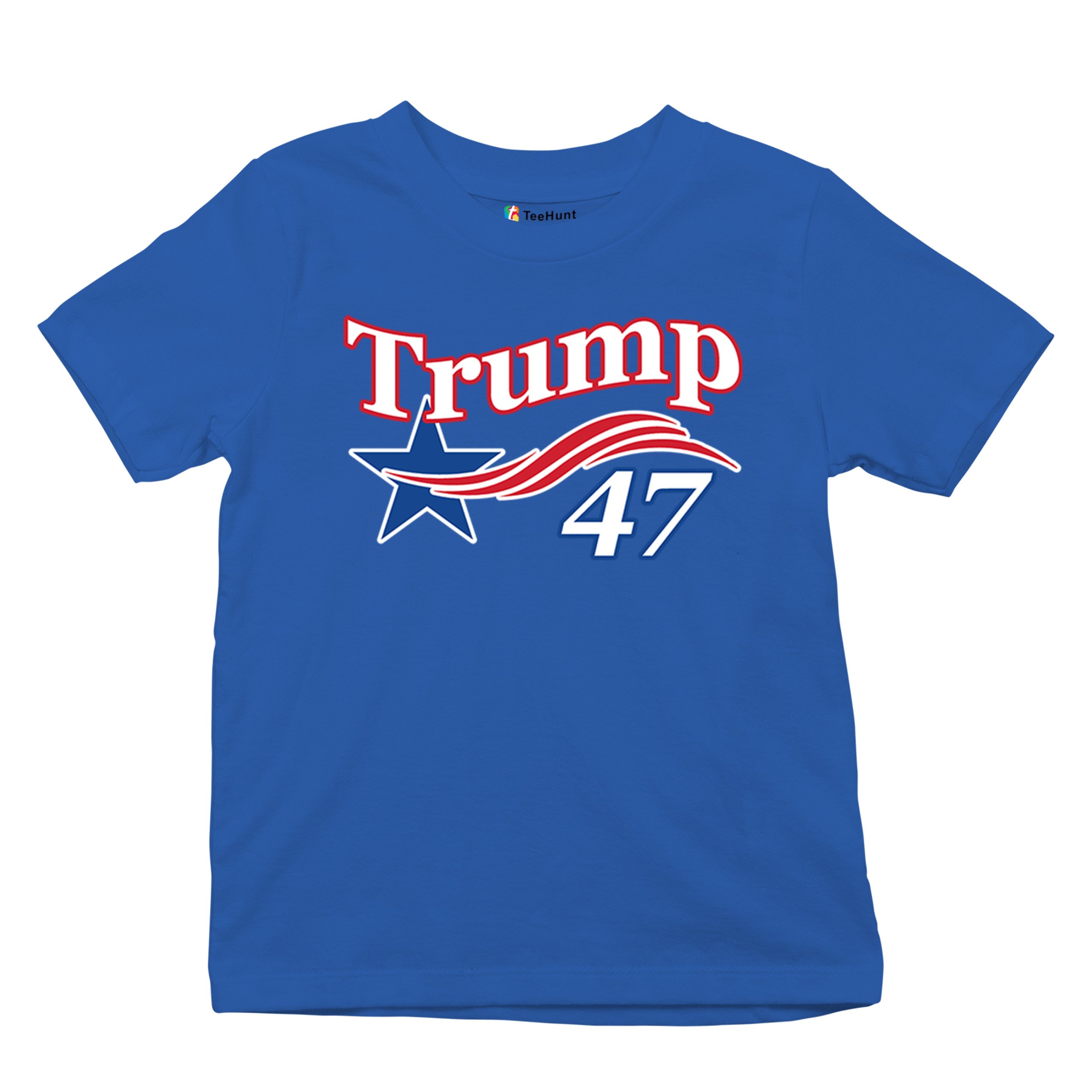 Trump 47 Star Youth T-shirt 47th President Elect JD Vance MAGA 2024 Fight Kids - Picture 41 of 50