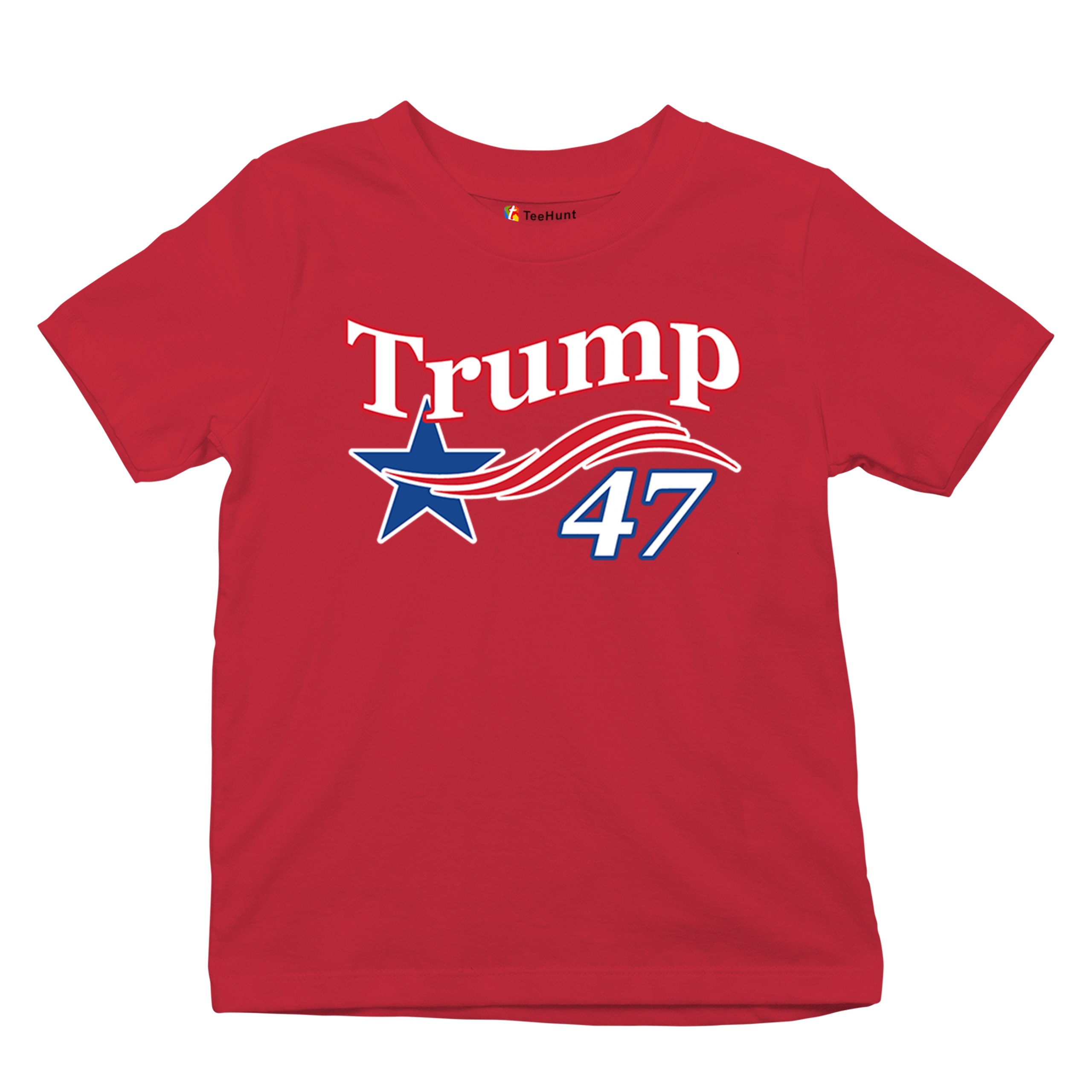 Trump 47 Star Youth T-shirt 47th President Elect JD Vance MAGA 2024 Fight Kids - Picture 6 of 50