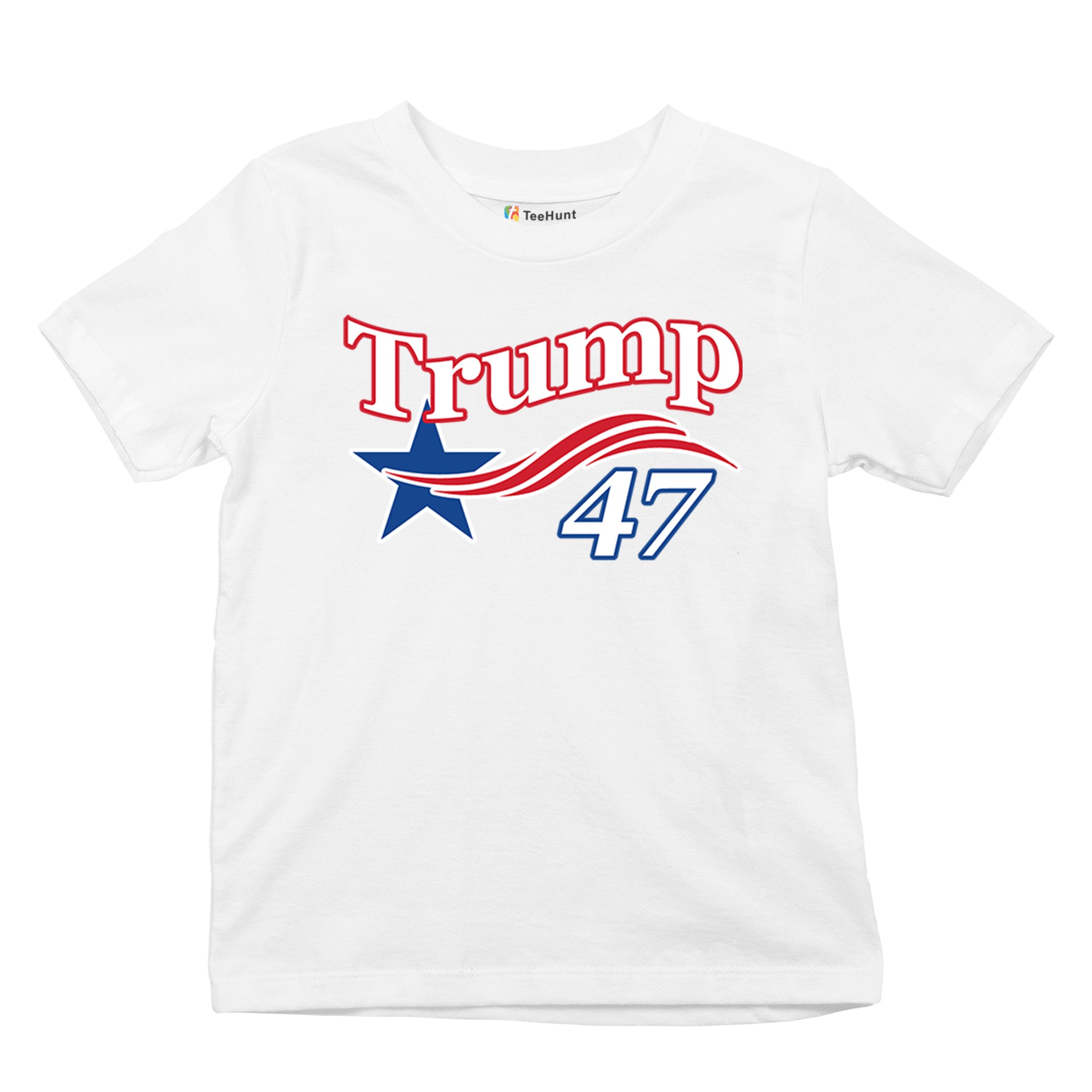 Trump 47 Star Youth T-shirt 47th President Elect JD Vance MAGA 2024 Fight Kids - Picture 27 of 50