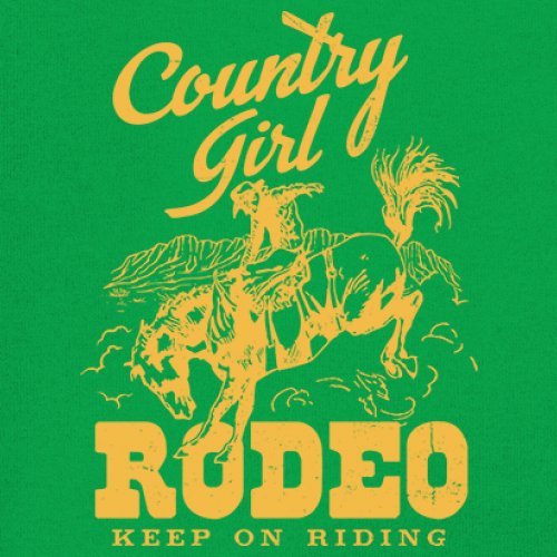 Country Girl Rodeo Youth T-shirt Keep On Riding Western Cowgirl Kids - Picture 32 of 50
