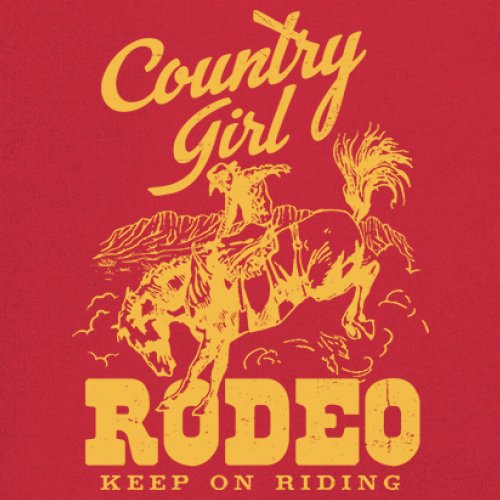 Country Girl Rodeo Youth T-shirt Keep On Riding Western Cowgirl Kids - Picture 18 of 50