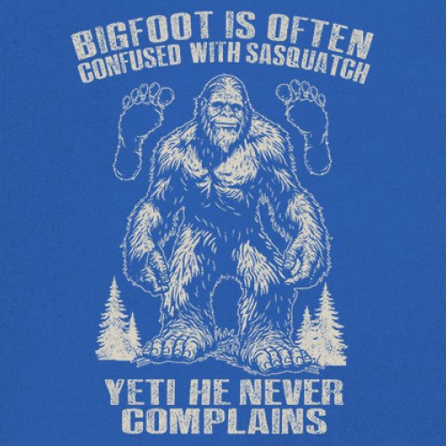Bigfoot Is Often Confused With Sasquatch Youth T-shirt Yeti Hike Camping Kids - Picture 18 of 22