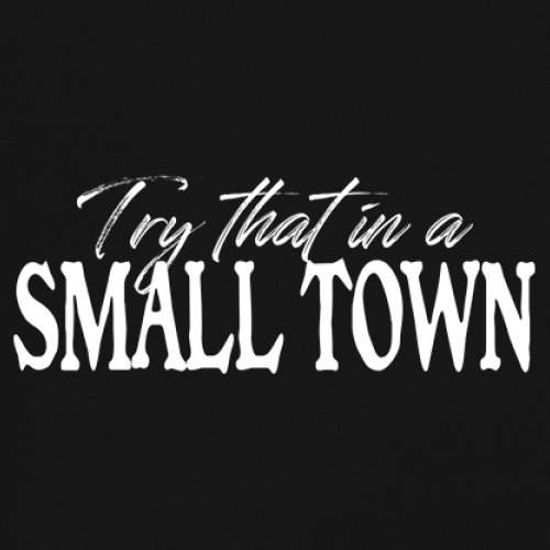 Try That in a Small Town Youth T-shirt American Patriotic Conservative US Kids - Picture 4 of 36