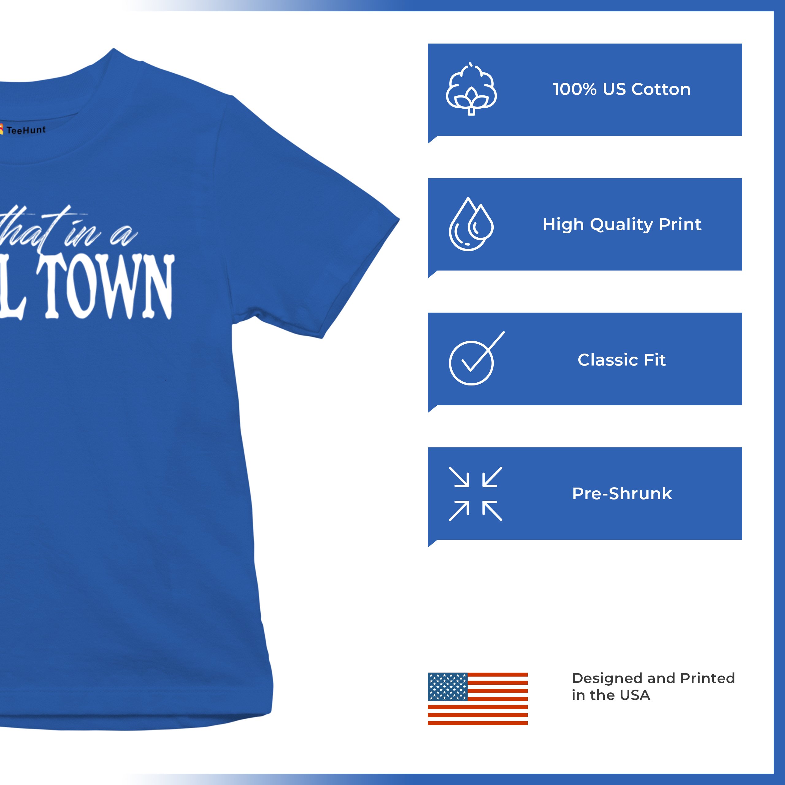 Try That in a Small Town Youth T-shirt American Patriotic Conservative US Kids - Picture 28 of 36
