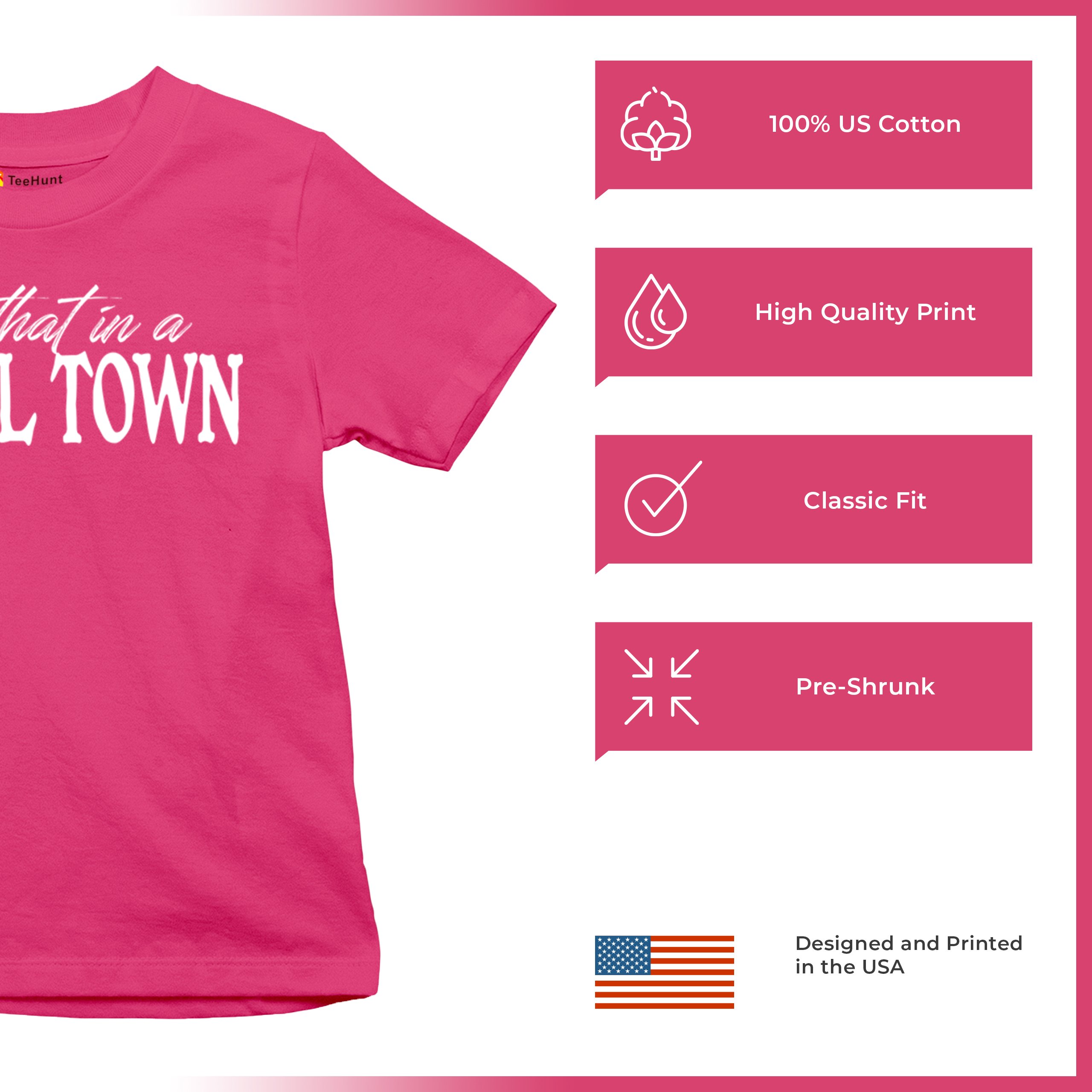 Try That in a Small Town Youth T-shirt American Patriotic Conservative US Kids - Picture 35 of 36