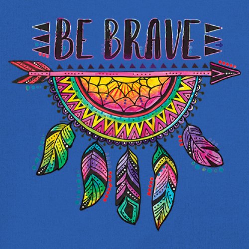 Be Brave Dream Catcher Muscle Shirt Dean Russo Motivation Feather Men's - Picture 39 of 43