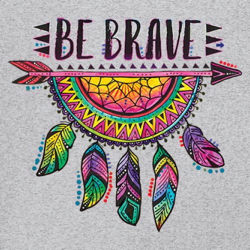 Be Brave Dream Catcher Muscle Shirt Dean Russo Motivation Feather Men's - Picture 11 of 43
