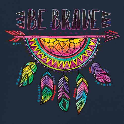Be Brave Dream Catcher Muscle Shirt Dean Russo Motivation Feather Men's - Picture 32 of 43