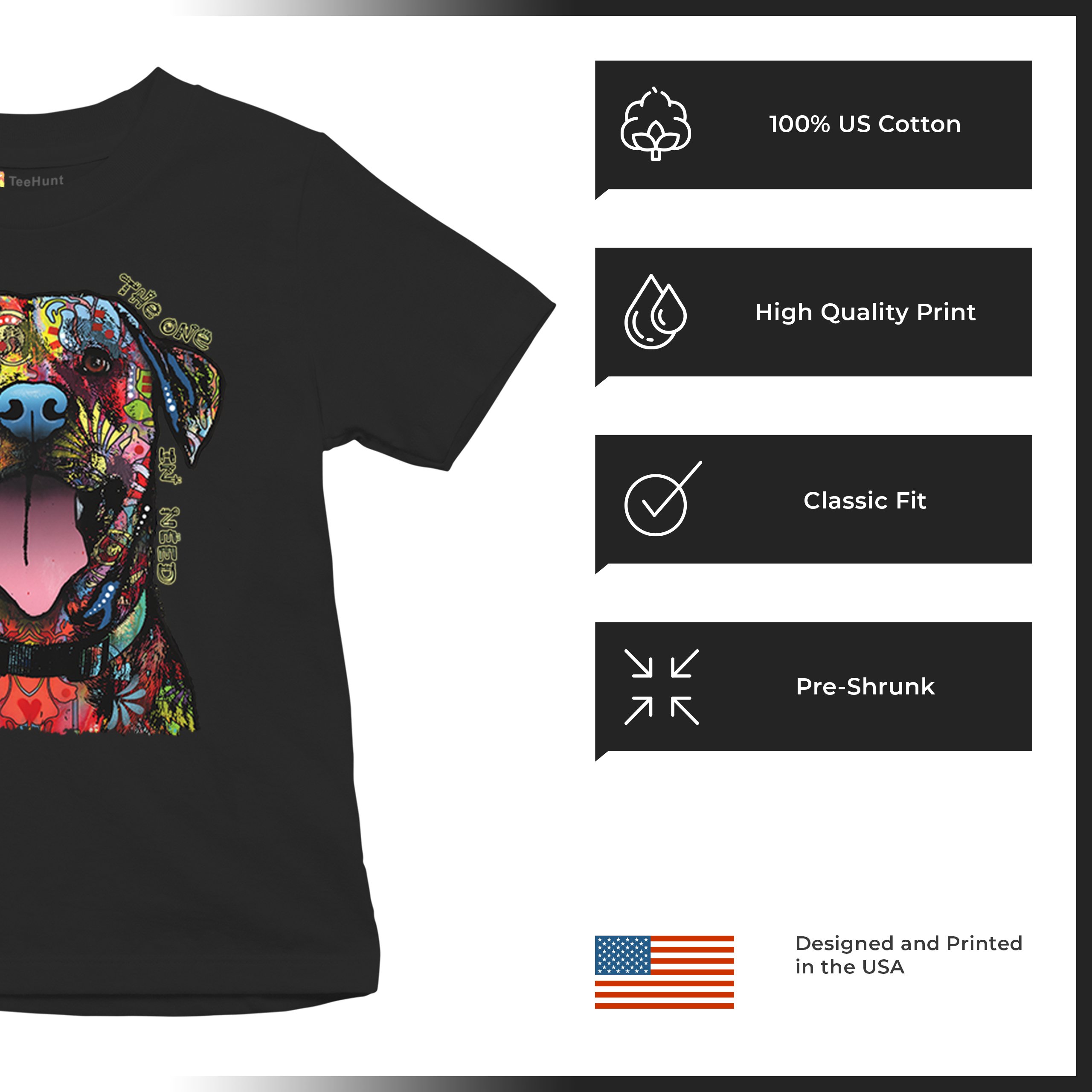 My Favorite Breed Is The One In Need Youth T-shirt Dean Russo Neon Dog Kids - Picture 7 of 50