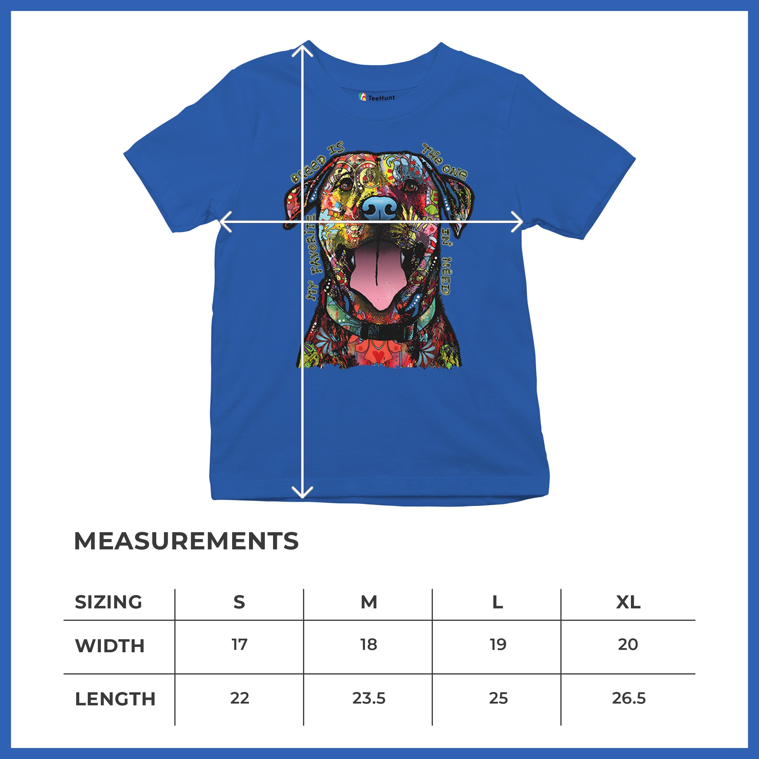 My Favorite Breed Is The One In Need Youth T-shirt Dean Russo Neon Dog Kids - Picture 43 of 50
