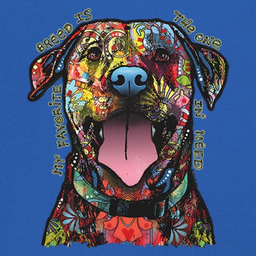 My Favorite Breed Is The One In Need Youth T-shirt Dean Russo Neon Dog Kids - Picture 39 of 50