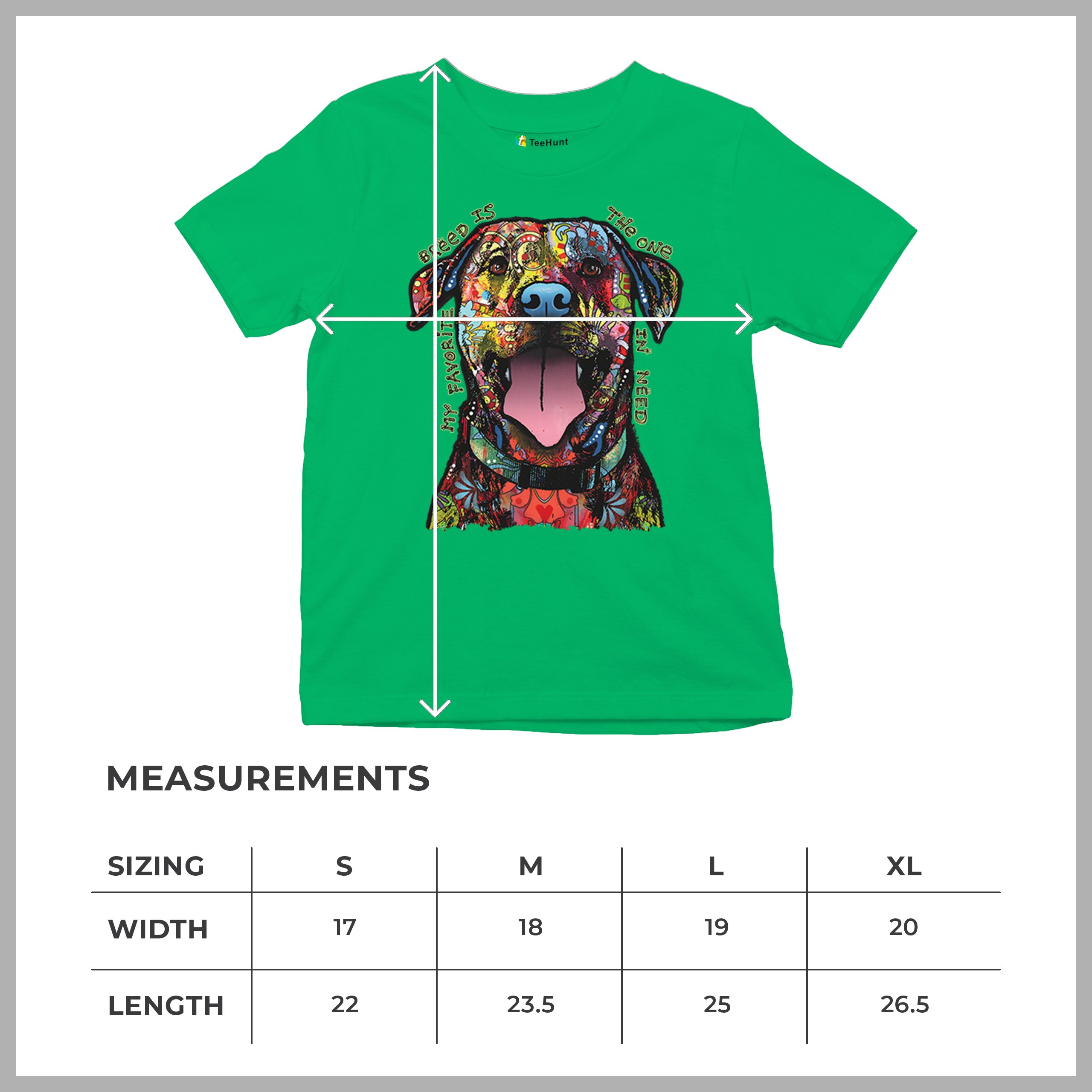 My Favorite Breed Is The One In Need Youth T-shirt Dean Russo Neon Dog Kids - Picture 36 of 50