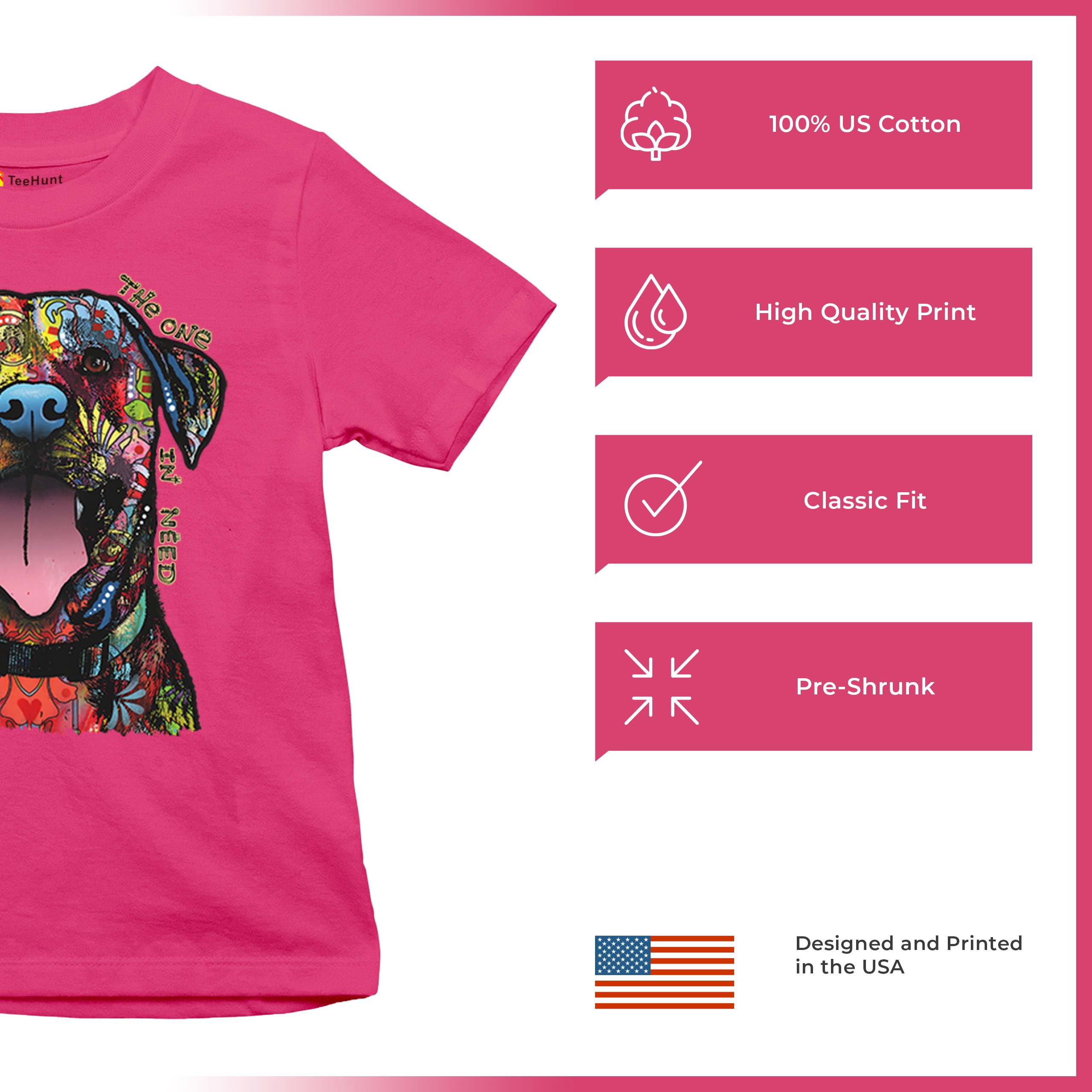 My Favorite Breed Is The One In Need Youth T-shirt Dean Russo Neon Dog Kids - Picture 49 of 50