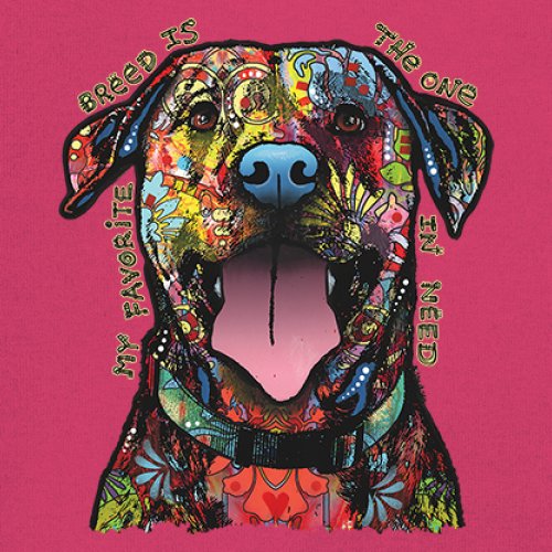My Favorite Breed Is The One In Need Youth T-shirt Dean Russo Neon Dog Kids - Picture 46 of 50
