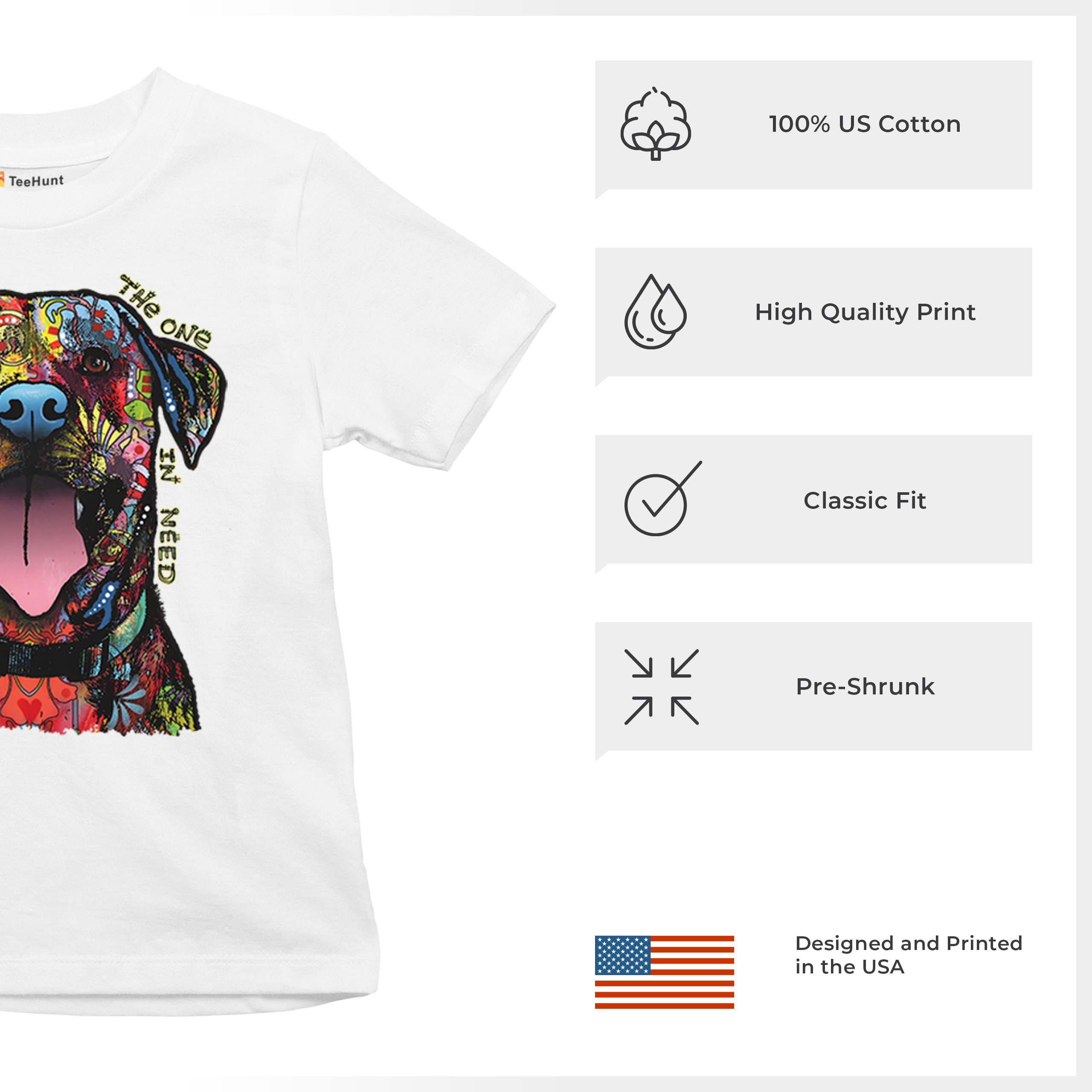 My Favorite Breed Is The One In Need Youth T-shirt Dean Russo Neon Dog Kids - Picture 28 of 50