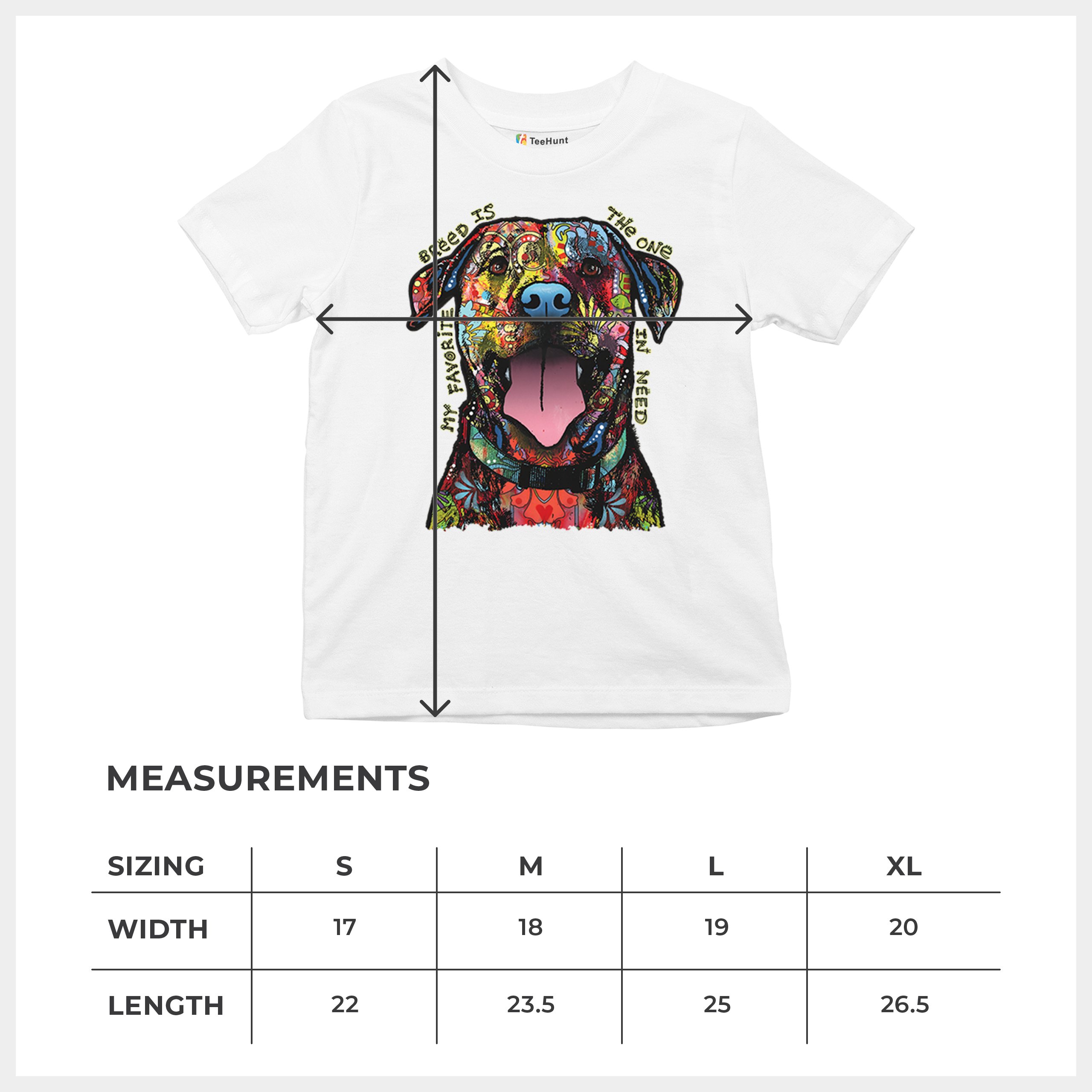 My Favorite Breed Is The One In Need Youth T-shirt Dean Russo Neon Dog Kids - Picture 29 of 50