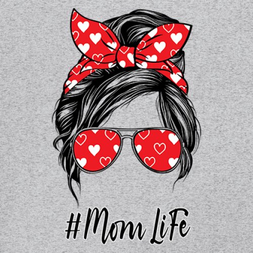 Mom Life Messy Bun Women's Long Sleeve T-shirt Motherhood Parenting Mother Mama - Picture 11 of 36