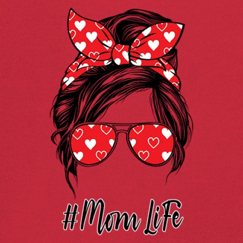 Mom Life Messy Bun Women's Long Sleeve T-shirt Motherhood Parenting Mother Mama - Picture 18 of 36