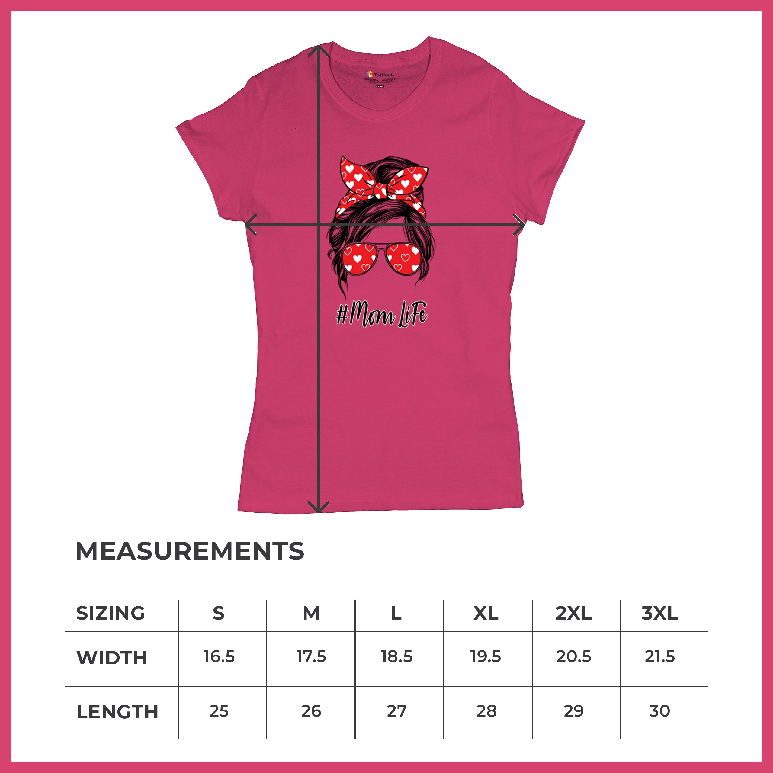 Mom Life Messy Bun T-Shirt Motherhood Parenting Mother's Day Mama Women's Tee - Picture 43 of 43