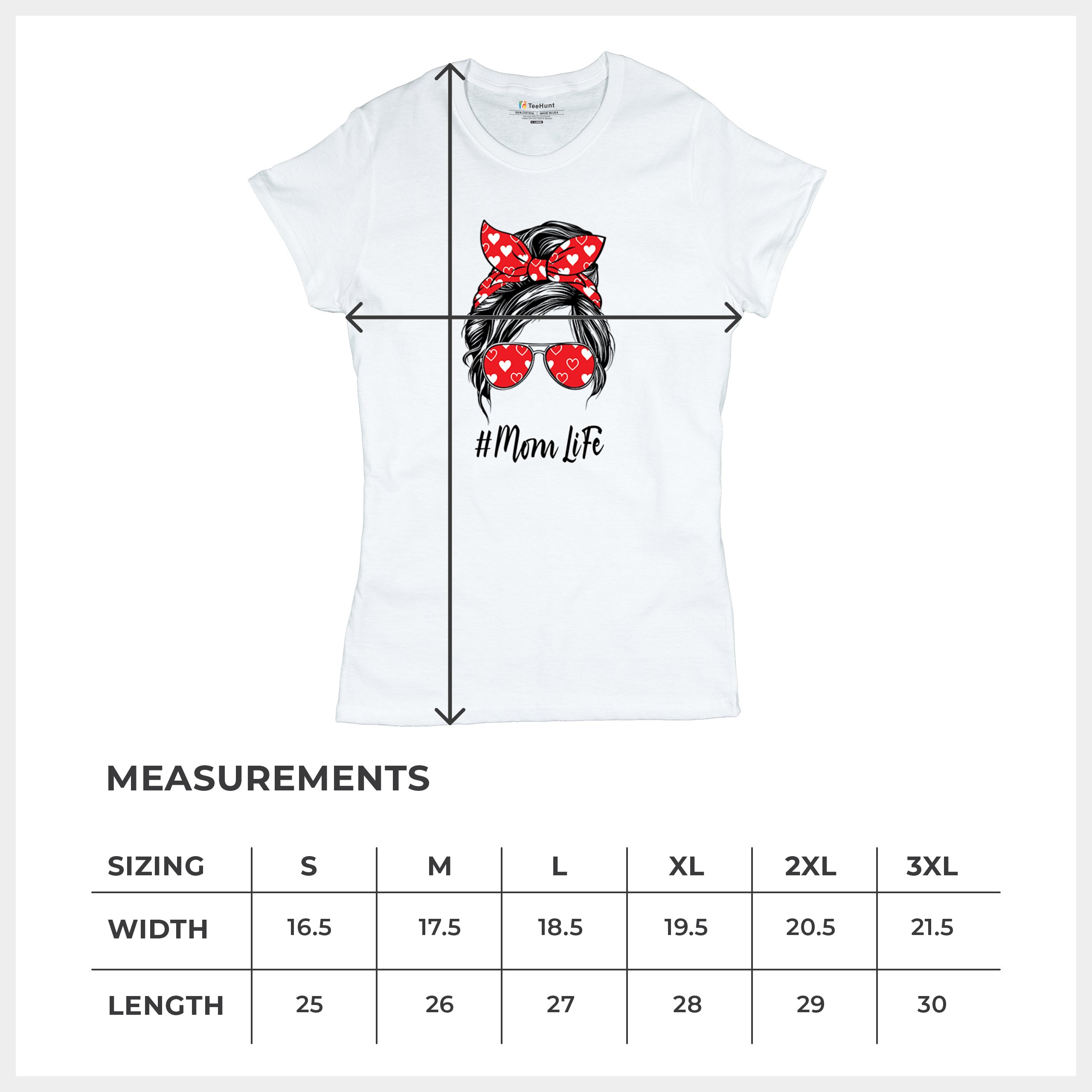 Mom Life Messy Bun T-Shirt Motherhood Parenting Mother's Day Mama Women's Tee - Picture 8 of 43
