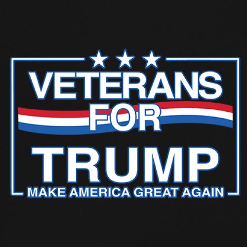 Veterans for Trump Make America Great Again T-shirt MAGA Vote Red Men's Tee - Picture 4 of 113