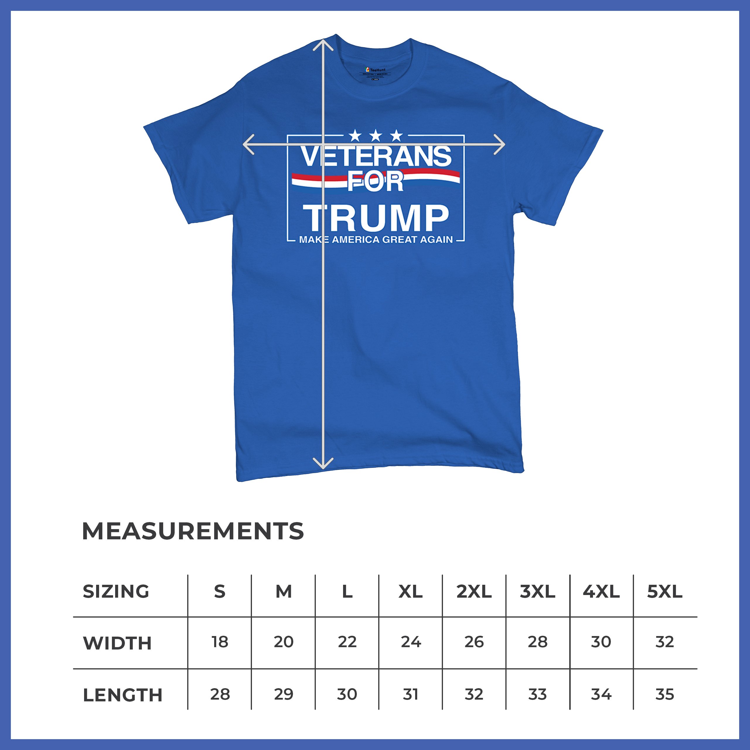 Veterans for Trump Make America Great Again T-shirt MAGA Vote Red Men's Tee - Picture 106 of 113