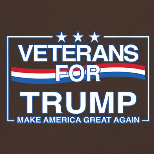 Veterans for Trump Make America Great Again T-shirt MAGA Vote Red Men's Tee - Picture 74 of 113
