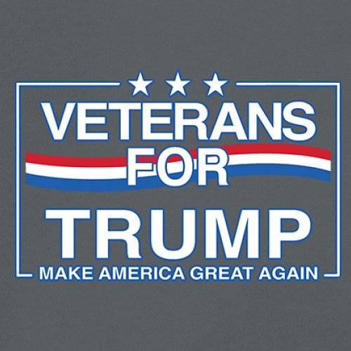 Veterans for Trump Make America Great Again T-shirt MAGA Vote Red Men's Tee - Picture 81 of 113