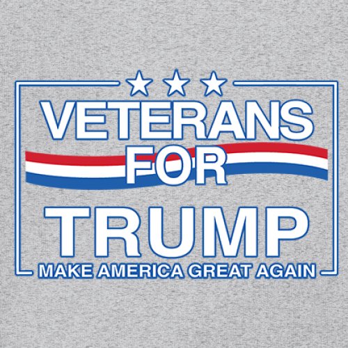 Veterans for Trump Make America Great Again T-shirt MAGA Vote Red Men's Tee - Picture 11 of 113