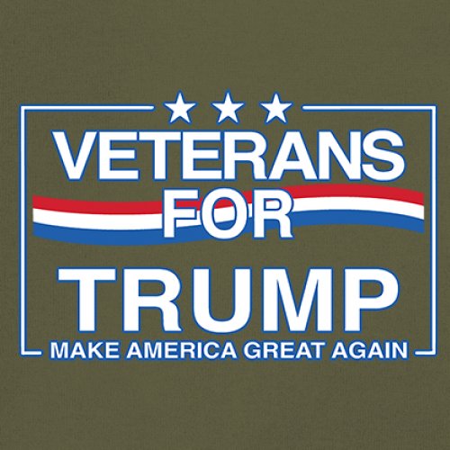 Veterans for Trump Make America Great Again T-shirt MAGA Vote Red Men's Tee - Picture 95 of 113