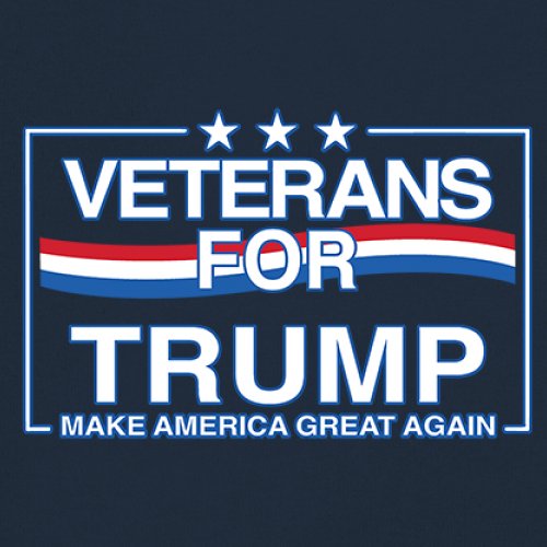 Veterans for Trump Make America Great Again T-shirt MAGA Vote Red Men's Tee - Picture 53 of 113