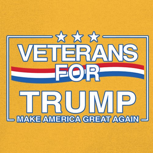 Veterans for Trump Make America Great Again T-shirt MAGA Vote Red Men's Tee - Picture 109 of 113