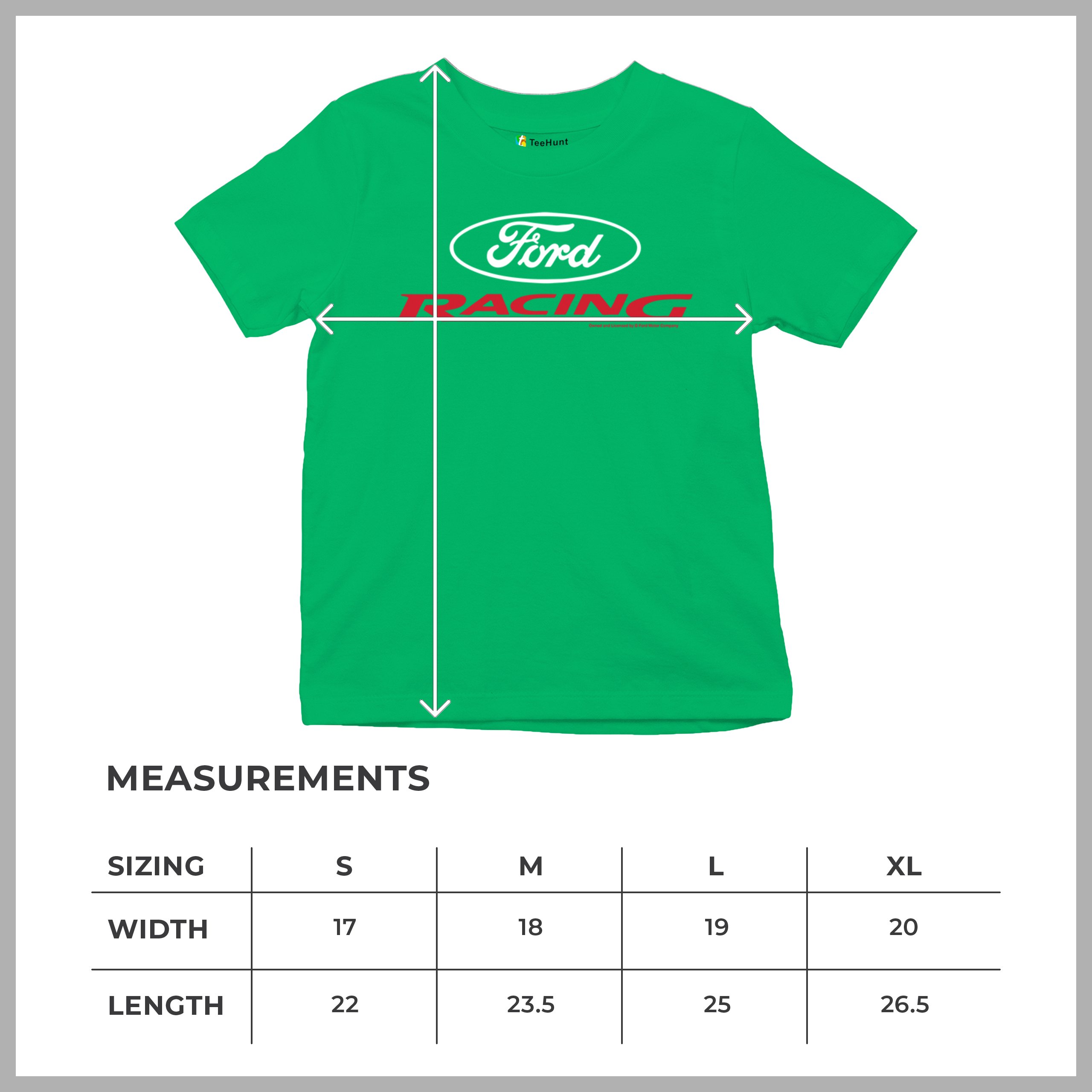 Ford Racing Youth T-shirt American Muscle Car Performance Mustang GT Kids - Picture 22 of 36