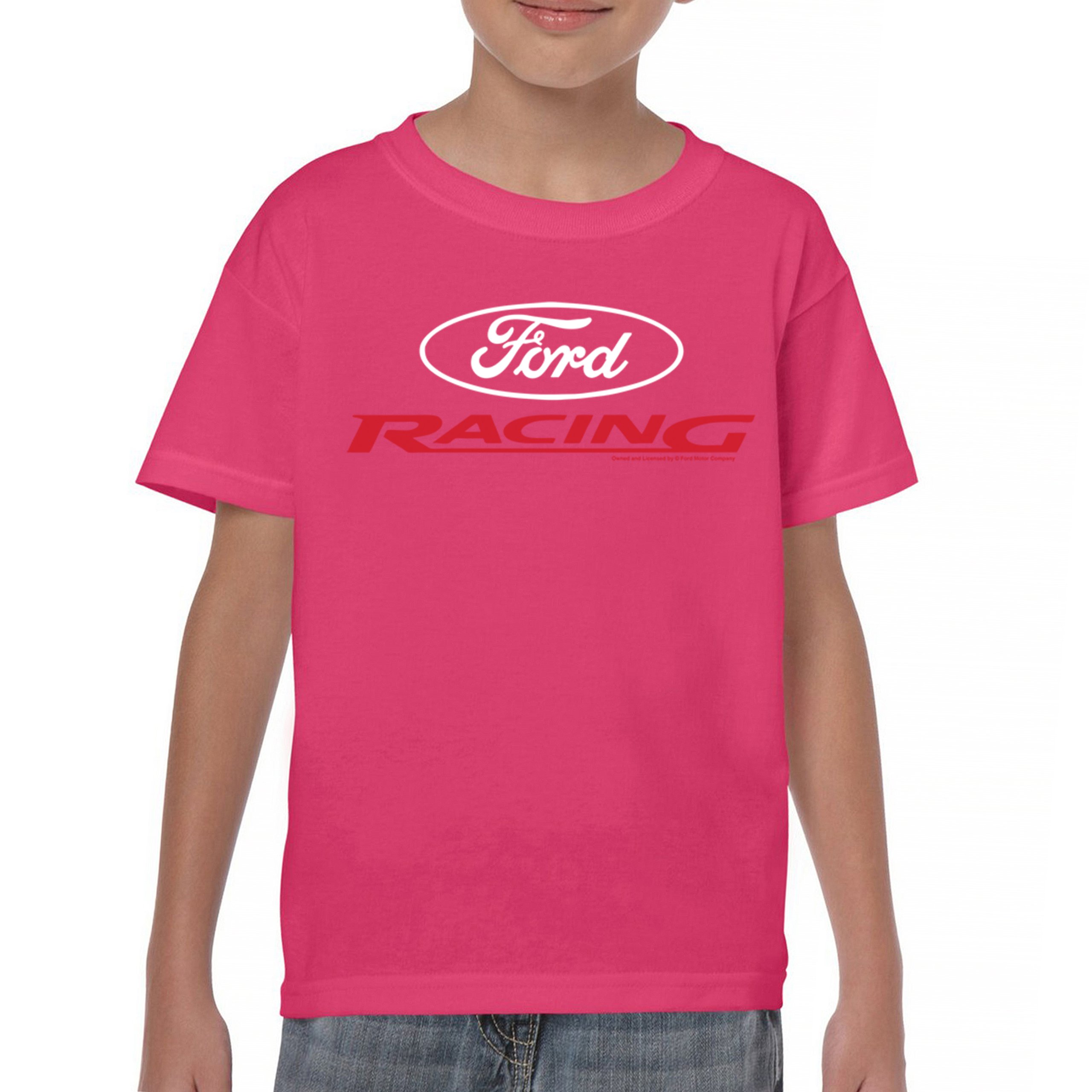 Ford Racing Youth T-shirt American Muscle Car Performance Mustang GT Kids - Picture 30 of 36