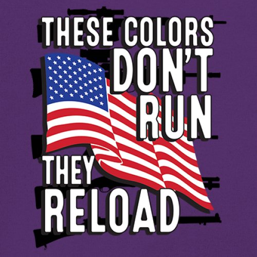 These Colors Don't Run They Reload Sweatshirt American 2nd Amendment Hoodie - Picture 25 of 57
